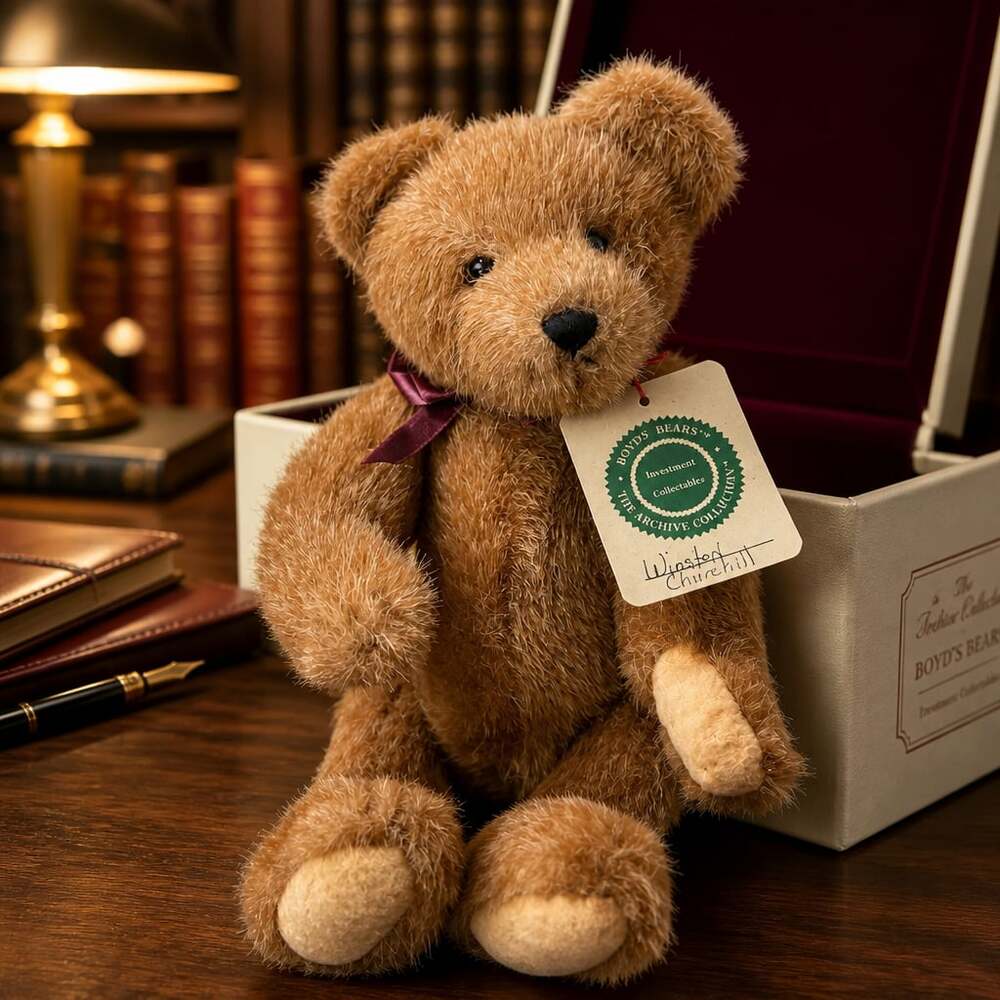 Boyds Bears The Archive Collection Winston Churchill Teddy Bear